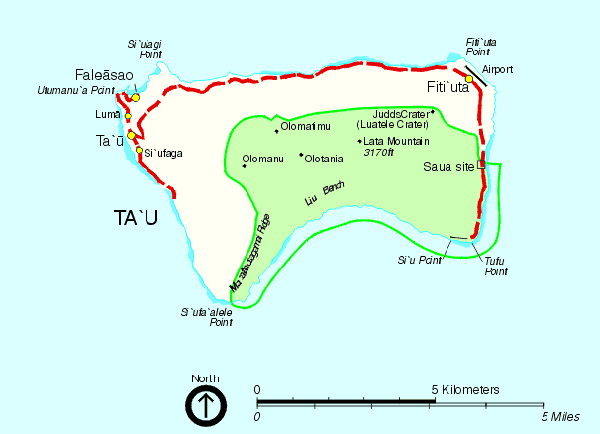 Tau Island Map